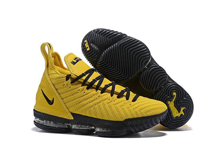 Nike LeBron 16 Yellow Black